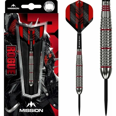 Mission Steel Rogue - Silver & Red Brass - 22g