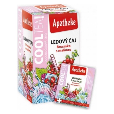 Apotheke Cooltea Brusinka s malinou 20 x 2 g