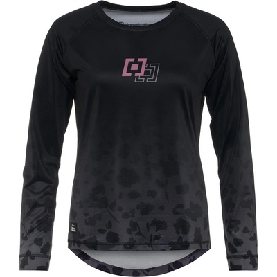 Horsefeathers Велосипедна фланелка Deco LS - черна/гепард Horsefeathers | Cheren | ЖЕНИ | L