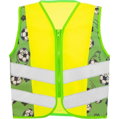 Korntex Action vesta reflexní dětská COT76ACTNana00-hi vis yell žltá hi vis/fotbal