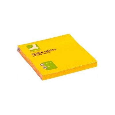 Q-CONNECT Bloček Q-CONNECT neónové 76x76mm oranžové (QC010517)