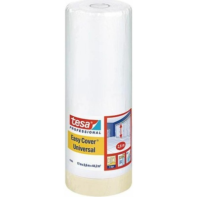 Fólia tesa® Pro Easy Cover® Universal, s páskou, 2600 mm, L-17 m, transparentná