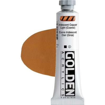Golden Artist Colors Heavy Body АКРИЛНА боя Iridescent Copper Light (Coarse) 59 ml 1 бр (0004106-2)