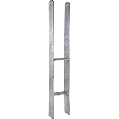 DEMA H-kotva na stĺpik 121x60x800 mm