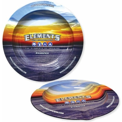 Elements Blue kovový popolník s magnetom