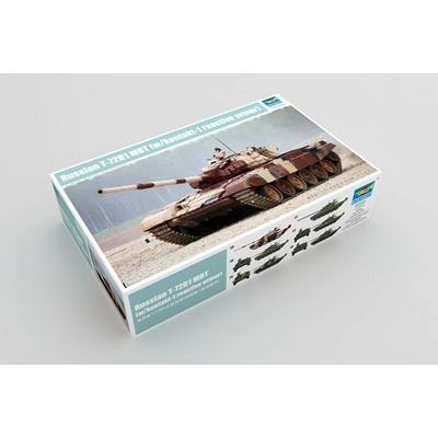 Trumpeter T 72B1 MBT with Kontakt 1 Reactive Armor 1:35