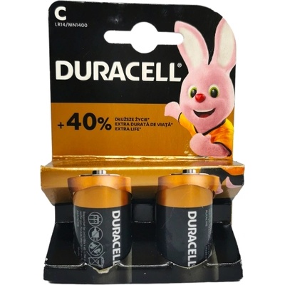 Duracell батерия, lr14, 2 броя