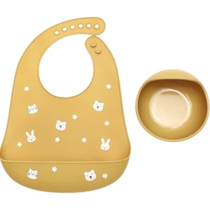 Lorelli Силиконов сет за хранене Lorelli Premium - 2 части, Yellow (10230710001)