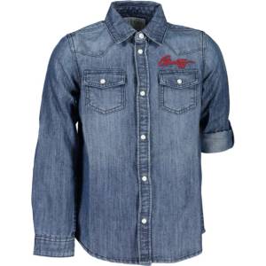 Guess jeans Детска риза с дълъг ръкав guess jeans, Цвят Син (l3bh00d4ue0_blmelc)