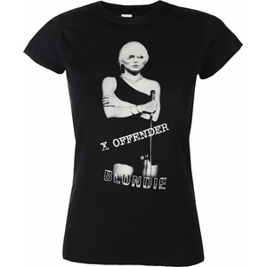 ROCK OFF дамска тениска Blondie х Offender - ЧЕРЕН - ROCK OFF - BLDTS02LB