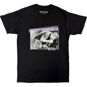 Deftones Chino Live Photo Тениска с къс ръкав Black M (DEFTTS10MB02)