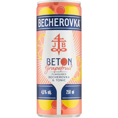 Becherovka Beton Grapefruit 4,5% 0,25 l (plech)