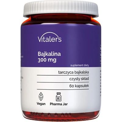Vitaler's Имунитет и здраво сърце - Шлемник Байкалски, 300 mg x 60 капсули (407450 (VIT-0745) VIT)