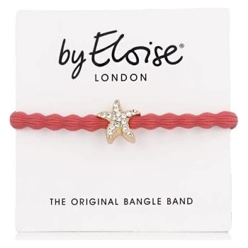 By Eloise London Bling Charms Starfish стилен ластик за коса и гривна в едно