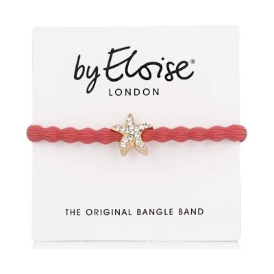 By Eloise London Bling Charms Starfish стилен ластик за коса и гривна в едно