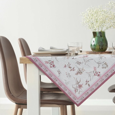 Eurofirany obrus SUMMER 06 ružová Polyester 90x90 cm