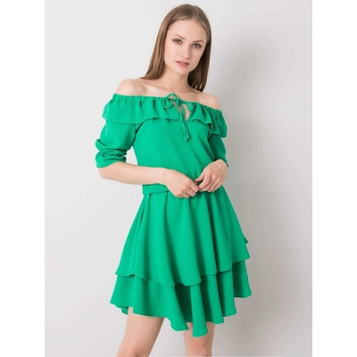 Dámske šaty s volánmi CHA-SK-0526.23P green