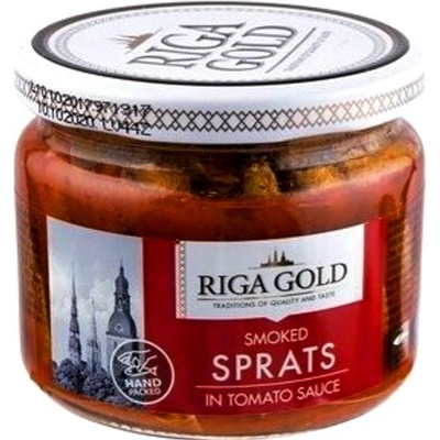 Riga Gold Uzené šproty v tomatové omáčce 175 g