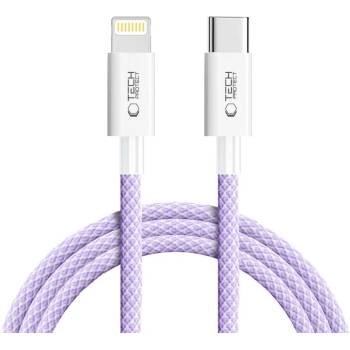 Tech-Protect Кабел за зареждане 200см с USB-C / LIghtning и PD 27W / 3A от Tech-Protect Ultraboost Lite - Mauve (5906302380961)