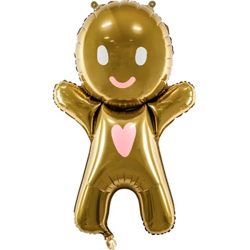 Image 1 of PartyDeco Балон от фолио Gingerbread Man 58 x 86 cm