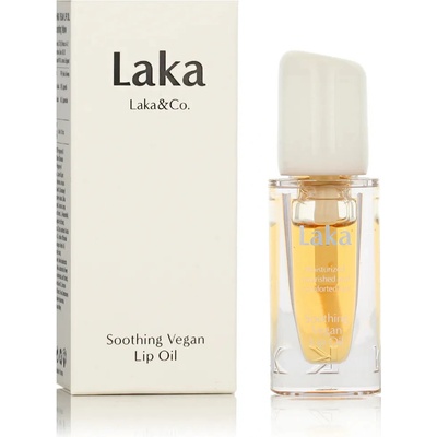 Laka Soothing Vegan Lip Oil Nourishing Yellow Olej na pery 4,5 ml