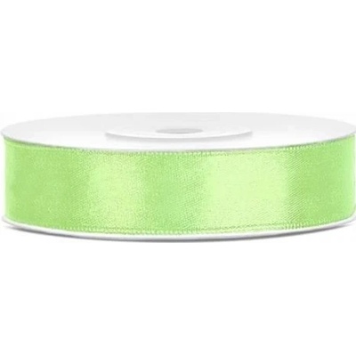 Saténová stuha limetková 12 mm x 25 m