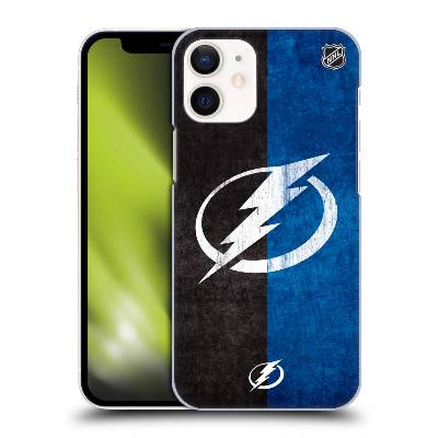 Pouzdro na mobil Apple Iphone 12 MINI - HEAD CASE - Hokej NHL - Tampa Bay Lightning - Znak pruhy (Obal, kryt pro mobil Apple Iphone 12 MINI - Hokejové týmy - Tampa Bay Lightning - Logo vintage)