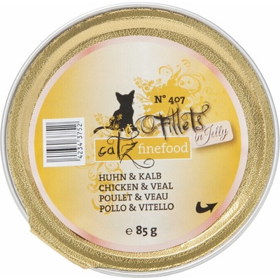 Catz finefood Fillets No.407 kuracie a telecí mäso 85 g