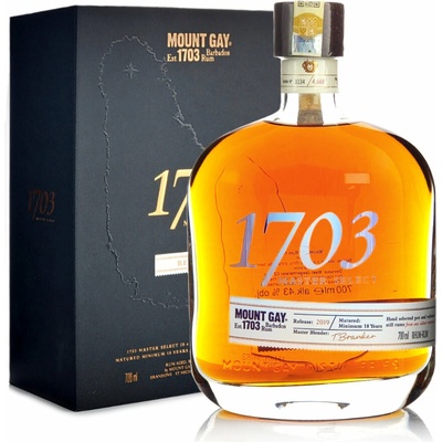 Mount Gay 1703 Master Select 43% 0,7 l (kazeta)