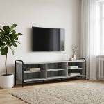 vidaXL ТВ шкаф 140 x 39, 5 x 50 см Сив Сонома Инженерна дървесина (8013773)