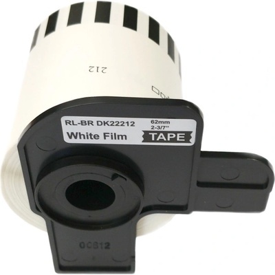 Etikety / štítky pro tiskárny BROTHER QL - typ DK-22212 - kompatibilní - 62 mm x 15,24 m, bílá (bílá filmová role)