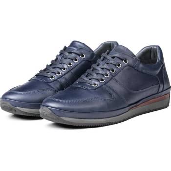 Ducavelli Мъжки обувки от естествена кожа - Тъмносини #316880 (316880_Тъмносин)