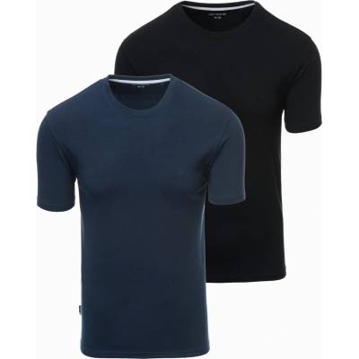 Ombre Clothing Комплект от три мъжки памучни тениски BASIC с кръгло деколте Ombre Clothing Ombre Clothing | Sin | МЪЖЕ | S