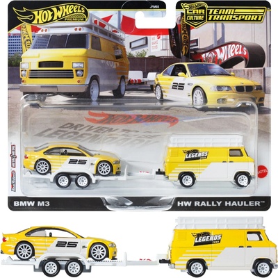 Hot Wheels Premium Team Transport Rally Hauler s BMW M3 E46 1:64