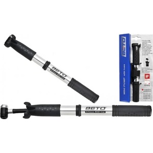 BETO Мини помпа beto th-002a телескопична, 160 psi, сребристо-черна