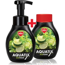 AQUATIX Aktívna pena na riad BERGAMOT & LEMON 2 × 300 ml