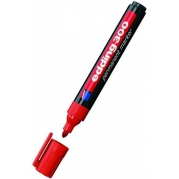 edding Маркер Edding 300, червен, от 1.5 до 3 mm, за надписване на DVD (OK10001835)