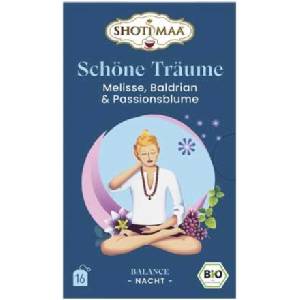Shoti Maa Био чай Schöne Träume - маточина, валериана и пасифлора - 16 пакетчета чай