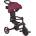 Globber Детска триколка 4 в 1 globber explorer trike foldable, сгъваема, цвят бургунди (732-202-2)
