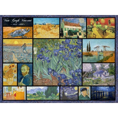 Grafika Vincent van Gogh Koláž obrazov 2000 dielov