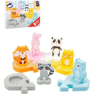 Small Foot vkládací puzzle zvířátka