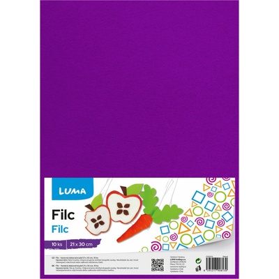 LUMA A4 fialový - balení 10 ks