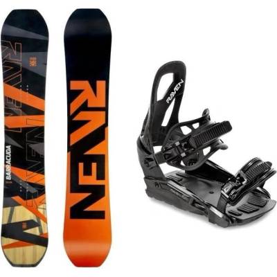 set Raven Barracuda Carbon Orange snowboard + Raven S230 24/25