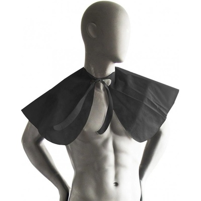 Eco & Hygiene Black nonwoven modeling and hairdressing cape 50 ks