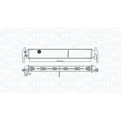 Chladič, chlazení motoru MAGNETI MARELLI 350213166800