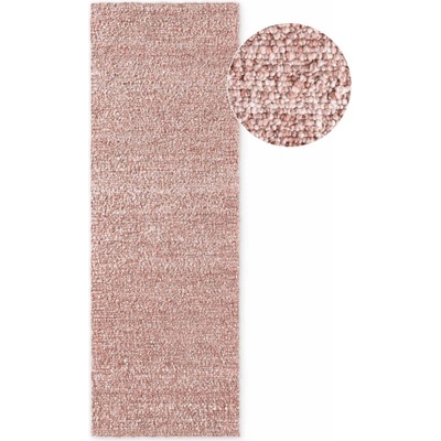 Ted Baker Сиво-розова ръчно изработена пътека от букле 80x200 cm Notting Hill Portobello - Ted Baker (106350-80x200)