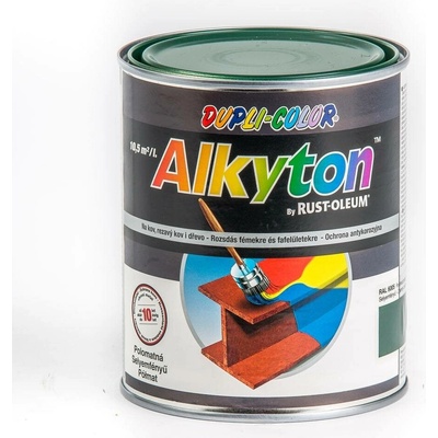 Alkyton Hladký polomat 0,75 l mechová zelená