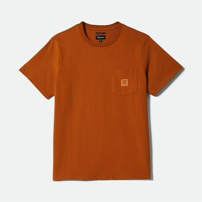 Brixton Union Hw S/S Boxy Pkt Tee Rustic Caramel RSTCR