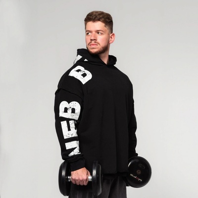 Nebbia Oversized mikina s kapucí NO BS 363 černá