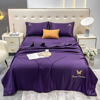 EmonaMall Спално бельо с тънка олекотена завивка EmonaMall, 4 части - Модел S17193 (S17193-6666f7)